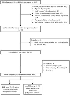 Early Serum Metabolism Profile of Post-operative Delirium in Elderly Patients Following Cardiac Surgery With Cardiopulmonary Bypass